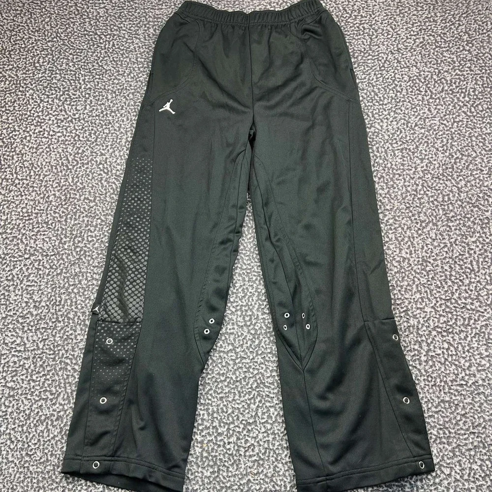 Air Jordan Track Pants Men XL Black Athletic Basketball Pockets